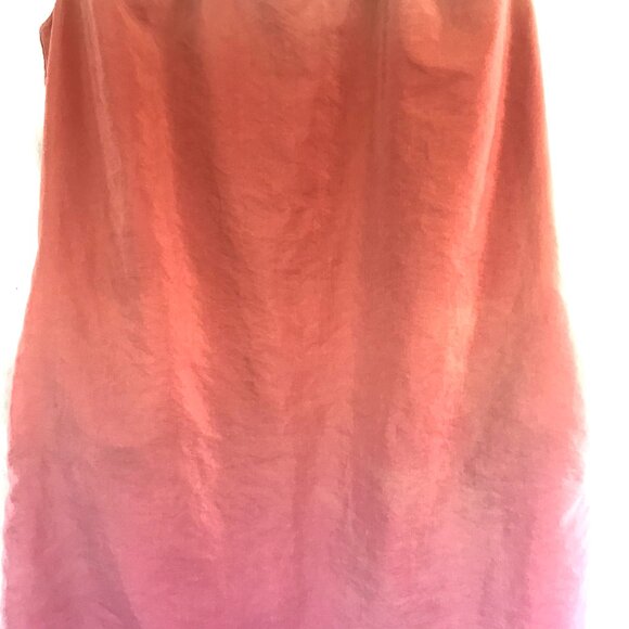 Escada Sport Mini dress pink women's 42/L silk zip feminine holiday event hippie - Picture 7 of 7